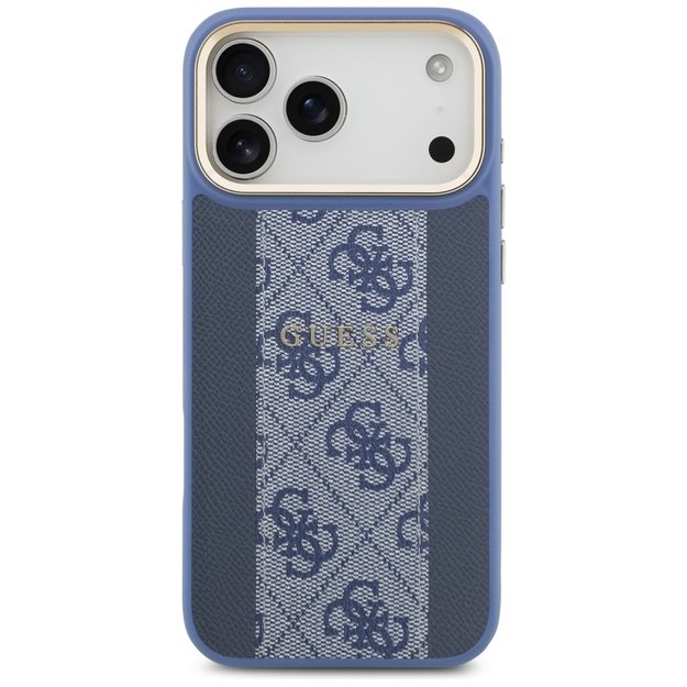 Guess 4G Stripe MagSafe Case for iPhone 17 Pro Max - Blue 2