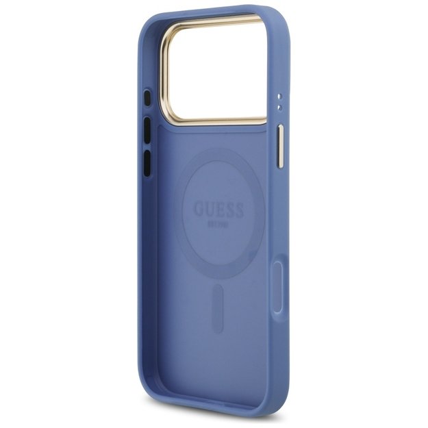 Guess 4G Stripe MagSafe Case for iPhone 17 Pro Max - Blue 6