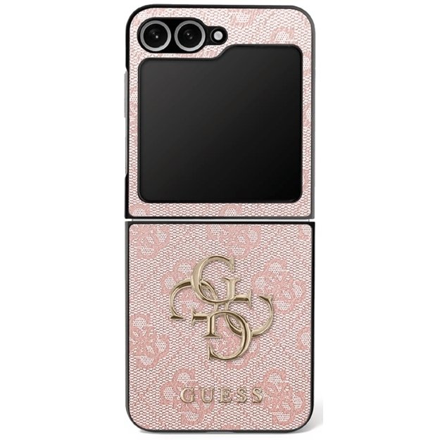 Guess Big 4G Logo Classic Logo Case for Samsung Galaxy Z Flip 7 - Pink