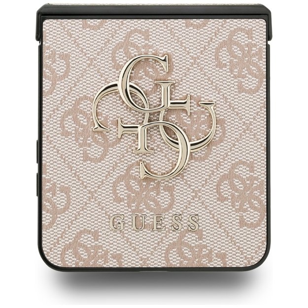 Guess Big 4G Logo Classic Logo Case for Samsung Galaxy Z Flip 7 - Pink 4