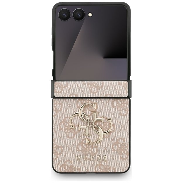 Guess Big 4G Logo Classic Logo Case for Samsung Galaxy Z Flip 7 - Pink 1