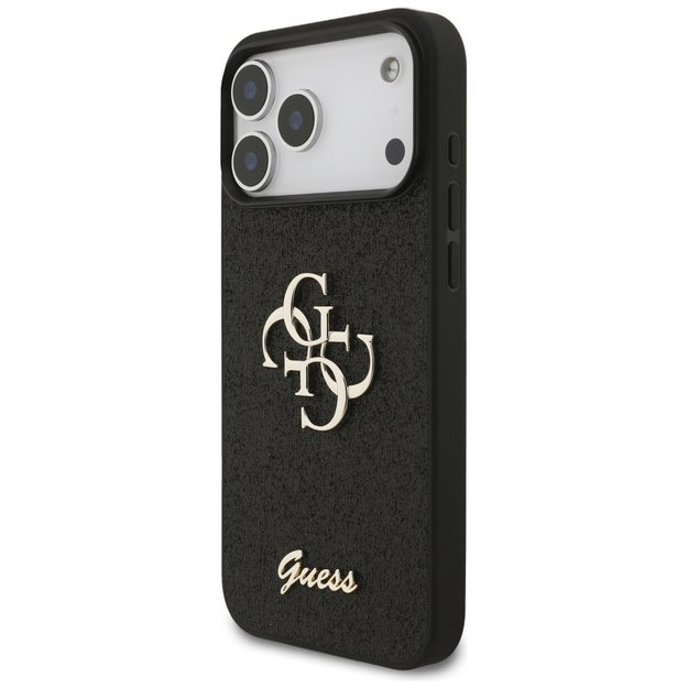 Guess Fixed Glitter Big 4G case for iPhone 17 Pro Max - black 1
