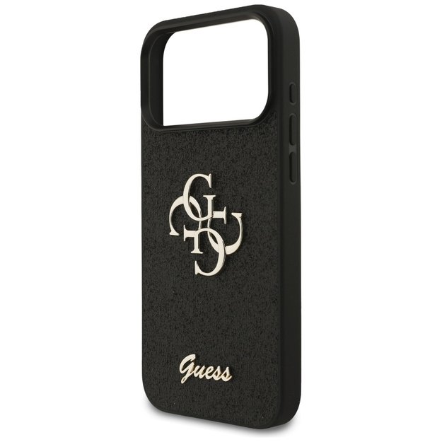 Guess Fixed Glitter Big 4G case for iPhone 17 Pro Max - black 5