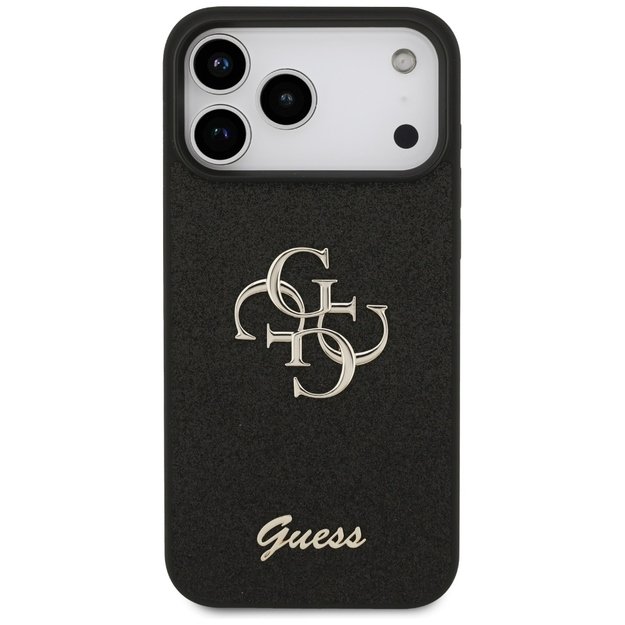 Guess Fixed Glitter Big 4G case for iPhone 17 Pro Max - black 2