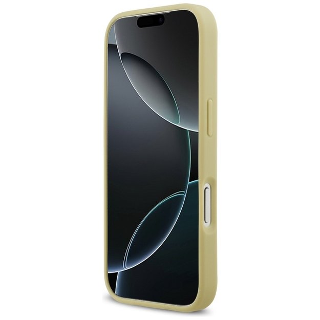 Guess Rhinestone Triangle Logo iPhone 17 Pro Case - Gold 4