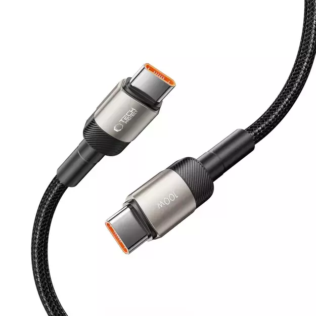 Tech-Protect UltraBoost Evo USB-C / USB-C PD cable 100W 5A 1m - titanium 10