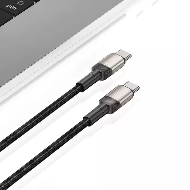 Tech-Protect UltraBoost Evo USB-C / USB-C PD cable 100W 5A 1m - titanium 11