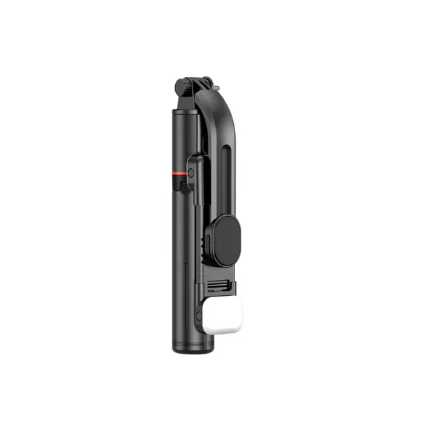 Tech-Protect L05S Bluetooth Selfie Stick with Tripod up to 105cm with LED Light - Black 4