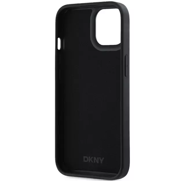 DKNY 3D Rubber Repeat Pattern case for iPhone 15/14/13 - black 6