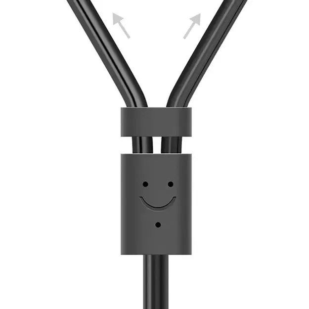 Ugreen AV102 10588 audio mini jack cable 3.5mm (female) - 2RCA (male) 1m - gray 1