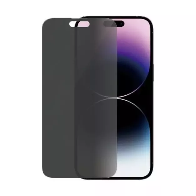 PanzerGlass Classic Fit antibacterial privacy glass for iPhone 14 Pro Max 3