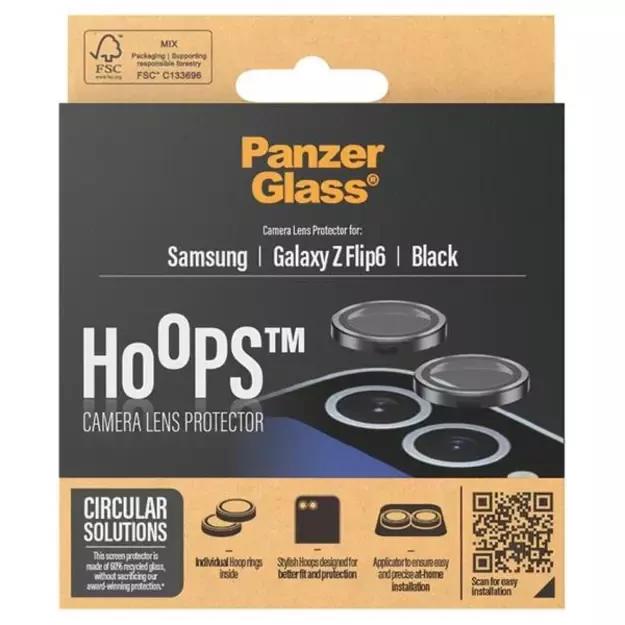 PanzerGlass Hoops Camera Protection for Samsung Galaxy Z Flip 6 6