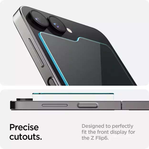 Spigen Glas.tR EZ Fit Tempered Glass for Samsung Galaxy Z Flip 6 - 2 pcs. 23