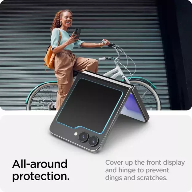 Spigen Glas.tR EZ Fit Tempered Glass for Samsung Galaxy Z Flip 6 - 2 pcs. 22