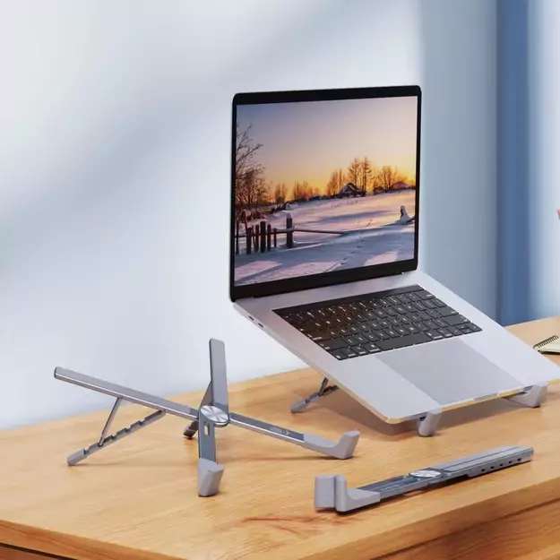 Tech-Protect ULS300 Laptop Stand - Gray 6