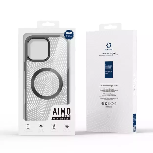Dux Ducis Aimo Mag Case with MagSafe for iPhone 16 Pro - Black 12