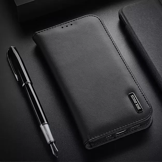 Dux Ducis Hivo iPhone 16 Pro Case with Flip and RFID Protection - Black 28