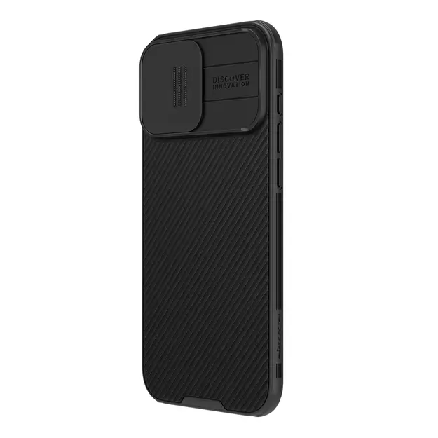 Nillkin CamShield Pro Case for iPhone 16 Pro Max with camera cover - black 16