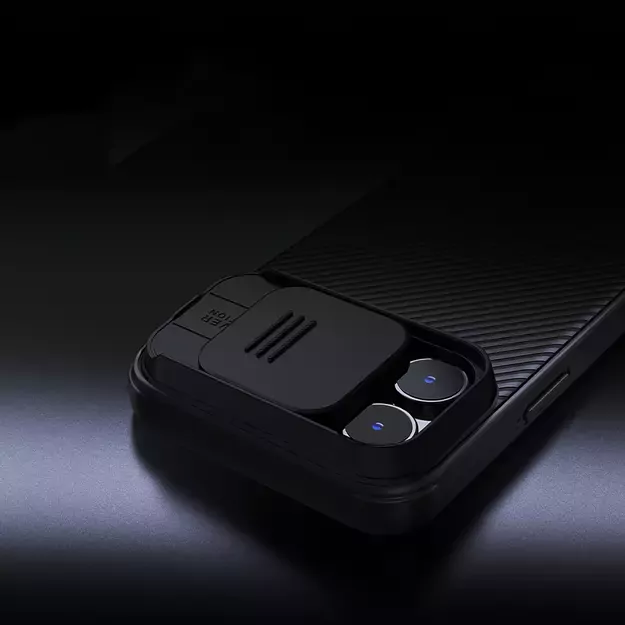 Nillkin CamShield Pro Case for iPhone 16 Pro Max with camera cover - black 22