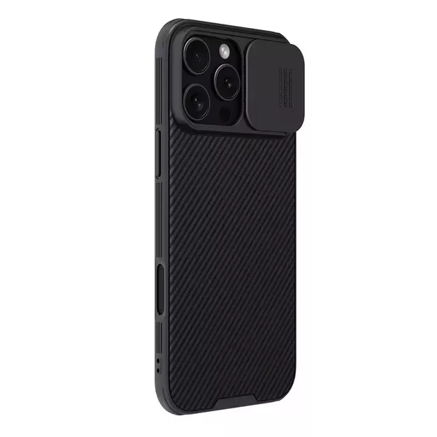 Nillkin CamShield Pro Case for iPhone 16 Pro Max with camera cover - black 17