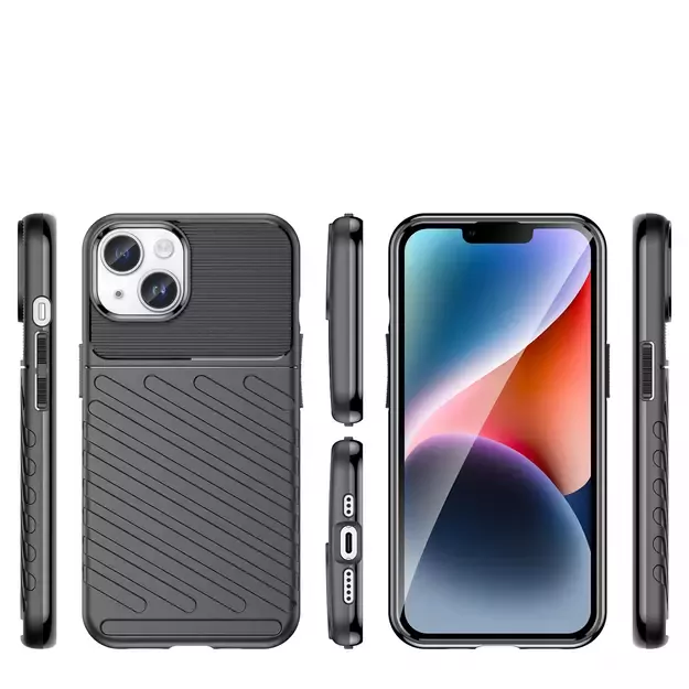 Thunder Case iPhone 14 armored case black 8