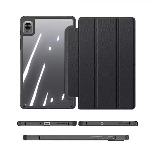 Dux Ducis Toby Armored Flip Smart Case for Realme Pad Mini black 6
