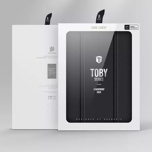 Dux Ducis Toby Armored Flip Smart Case for Realme Pad Mini black 4