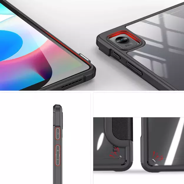 Dux Ducis Toby Armored Flip Smart Case for Realme Pad Mini black 5