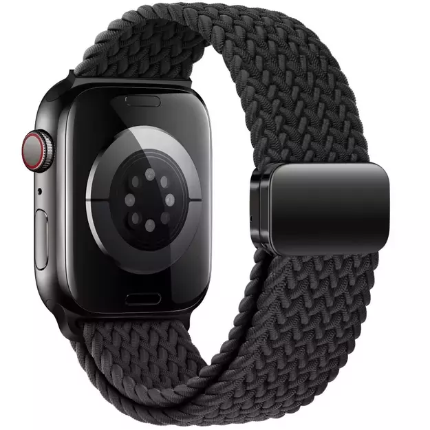 Tech-Protect Nylonmag Strap for Apple Watch 4 / 5 / 6 / 7 / 8 / 9 / SE / Ultra 1 / 2 (42 / 44 / 45 / 49 MM) - Black 5