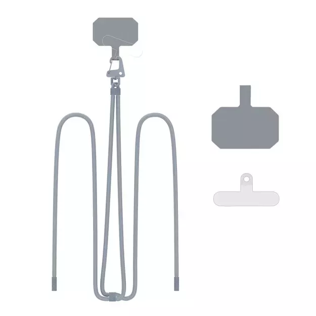 Tech-Protect C5S Rope Crossbody Strap Leash - Gray 3