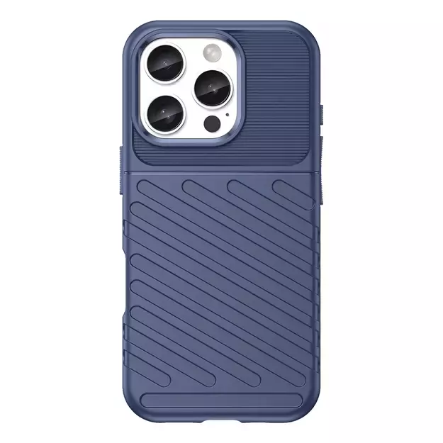 Thunder Case for iPhone 16 Pro Silicone Case - Blue 8