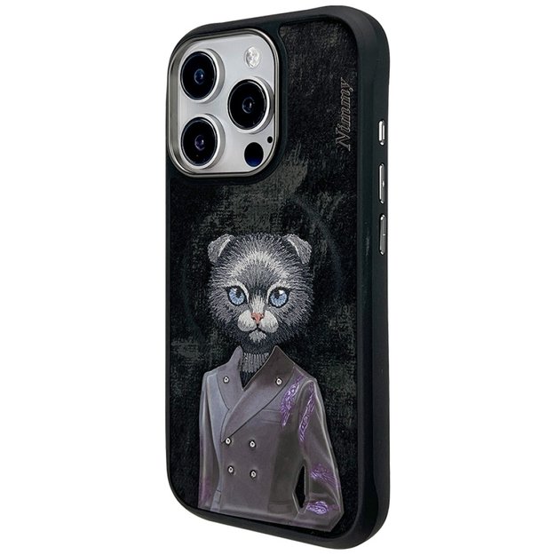 Nimmy Magnetic fashion cute pet MagSafe case for iPhone 16 Pro - black 1