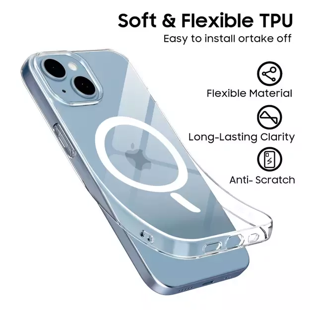 Tech-Protect FlexAir MagSafe Case for iPhone 13 / 14 - Clear 8