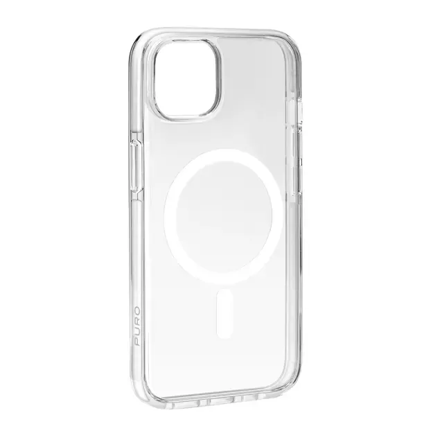 Puro Lite Mag Pro MagSafe Silicone Case for iPhone 15 - Transparent 2