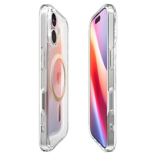 Spigen Ultra Hybrid MagSafe Case for iPhone 17 - Transparent Gold 4
