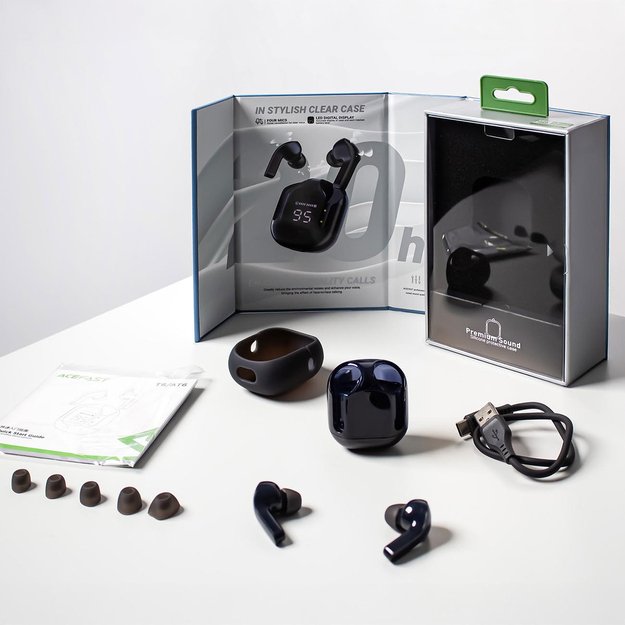 Acefast T6 TWS Bluetooth In-Ear Wireless Headphones - Green 39