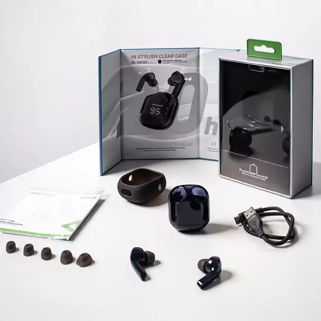 Acefast T6 TWS Bluetooth In-Ear Wireless Headphones - Green 37