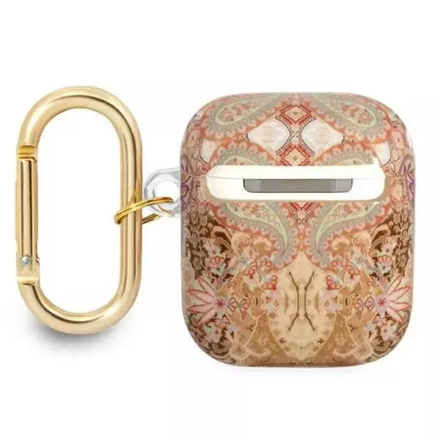 Guess GUA2HHFLD AirPods cover gold/gold Paisley Strap Collection 1