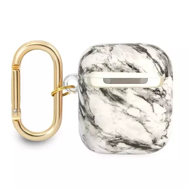 Guess GUA2HCHMAG AirPods cover grey/grey Marble Strap Collection 1