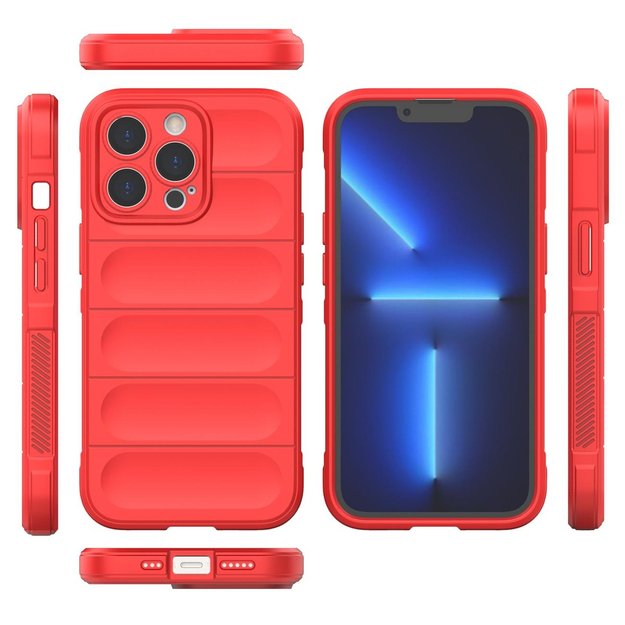 Magic Shield Case for iPhone 13 Pro Max flexible armored cover red 32