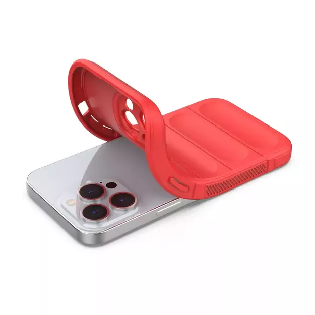 Magic Shield Case for iPhone 13 Pro Max flexible armored cover red 7