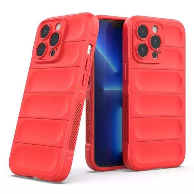 Magic Shield Case for iPhone 13 Pro Max flexible armored cover red 8