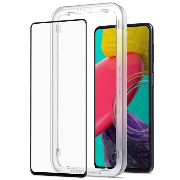 Spigen ALM Glass FC Tempered Glass for Samsung Galaxy M53 5G - Black 1