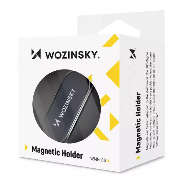 Wozinsky Self-adhesive Magnetic 360 Car Dashboard Mount Silver (WMH-06) 7