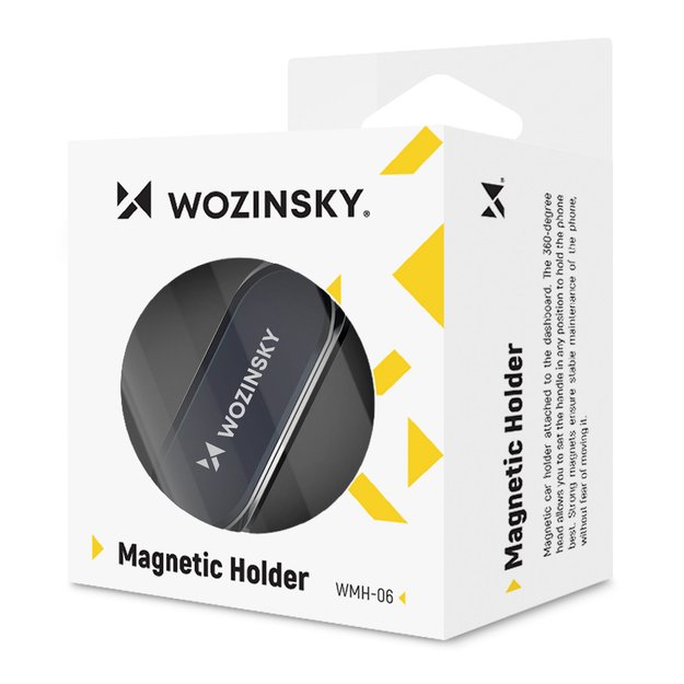 Wozinsky Self-adhesive Magnetic 360 Car Dashboard Mount Silver (WMH-06) 7