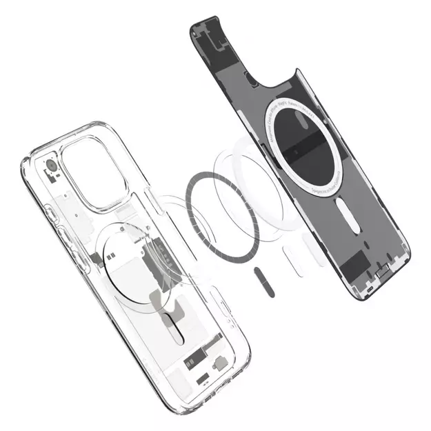 Spigen Ultra Hybrid Mag Zero One case with MagSafe for iPhone 16 Pro - titanium 3