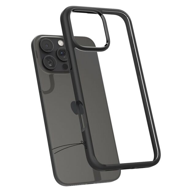 Spigen Ultra Hybrid iPhone 16 Pro Case - Matte Black 6