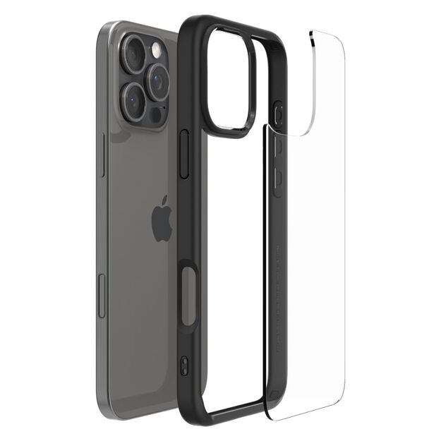 Spigen Ultra Hybrid iPhone 16 Pro Case - Matte Black 8