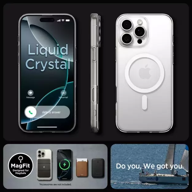 Spigen Liquid Crystal Mag MagSafe iPhone 16 Pro Case - Clear 10