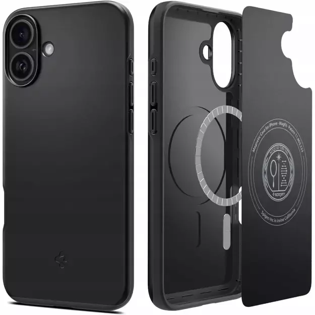 Spigen Thin Fit MagSafe Case for iPhone 16 Plus - Black